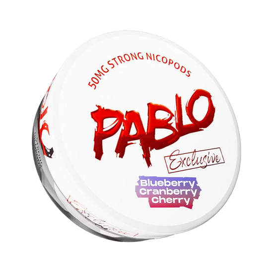 Pablo Exclusive Blueberry Cranberry Cherry 30mg Nicotine Pouches (5 Pack)
