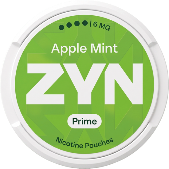 ZYN Apple Mint Prime Nicotine Pouches (5 Pack)
