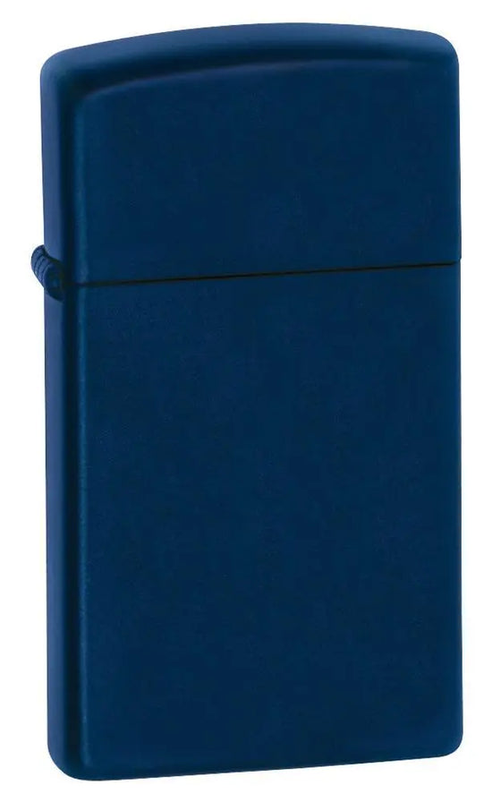 Zippo Lighter - Slim Navy Blue Matte