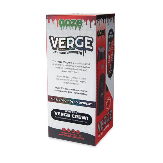 
Ooze Verge - 2500 mAh Dry Herb Vaporizer - Midnight Sun