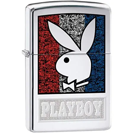 Zippo Lighter - Playboy Red White & Blue
