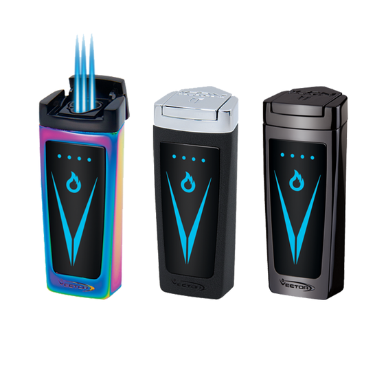 
Vector Icon II Electric Triple Flame Torch Lighter