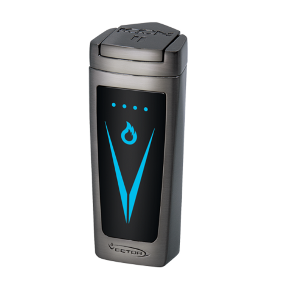 
Vector Icon II Electric Triple Flame Torch Lighter - Gunmetal