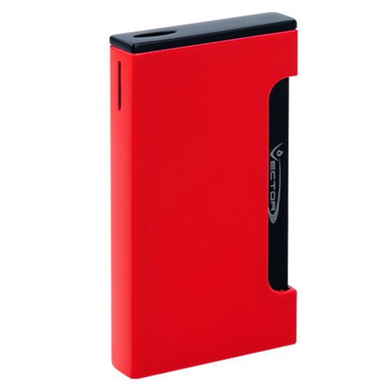 
Vector Spade Turbo Flat Flame Torch Lighter - Red Lacquer