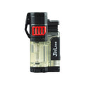 
Jetline Diego Triple Flame Pocket Lighter w/ Punch Cutter - Red