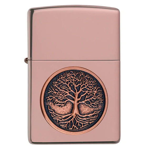 
Zippo Lighter - Tree Of Life Emblem