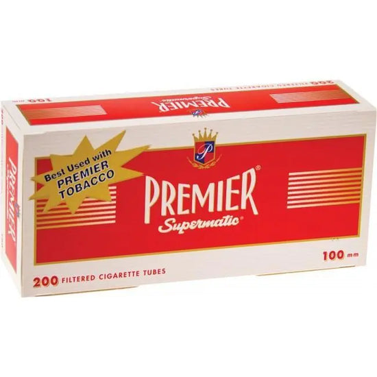 Premier Regular 100mm Tubes Case - 10,000 Tubes