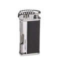 
Vertigo Puffer Pipe Soft Flame Lighter - Matte Black & Brushed Chrome