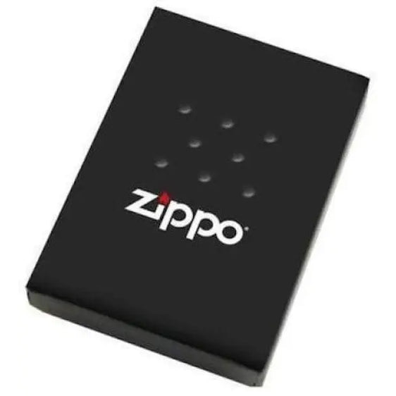 
Zippo Lighter - Flag Case Logo Solid Brass